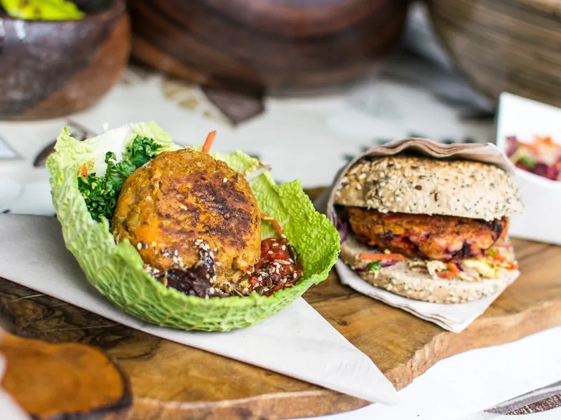 Mittagsangebot: Veganer Burger ab 6,90 €